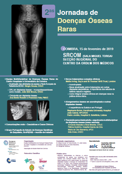 Cartaz jornadas doencas osseas raras